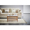Couchtisch ALDO Marmor in Holz, Stein 80/42/80 cm  - Naturfarben/Weiß, MODERN, Holz/Stein (80/42/80cm) - MID.YOU