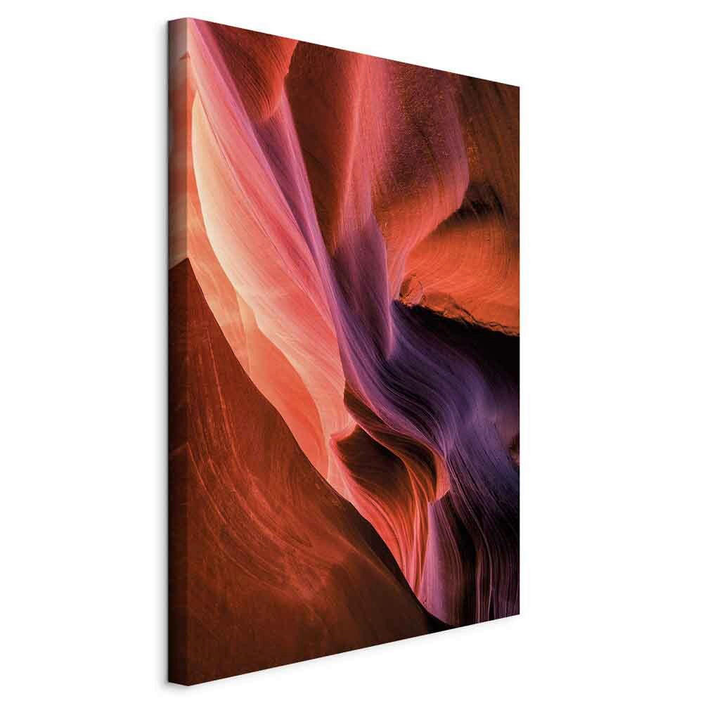 MALBA NA PLÁTNĚ, abstraktní, 40/60/1,2 cm - červená, Basics, kompozitní dřevo/textil (40/60/1,2cm) - artgeist