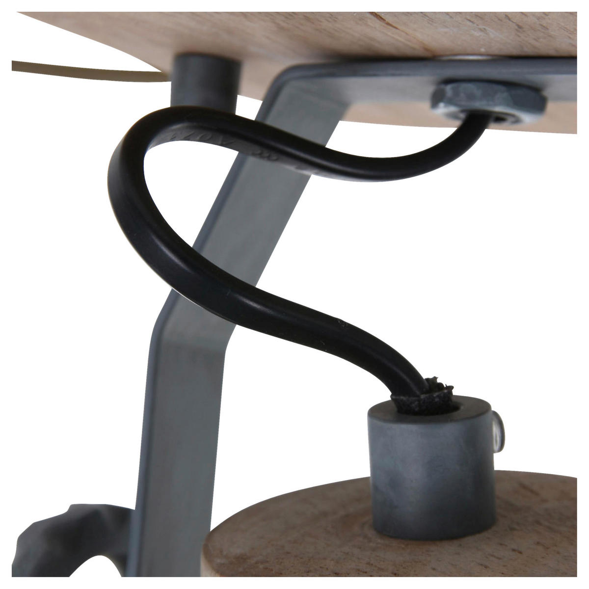 DECKENSPOTS - Anthrazit/Kupferfarben, Trend, Holz/Metall (59/19/23cm)