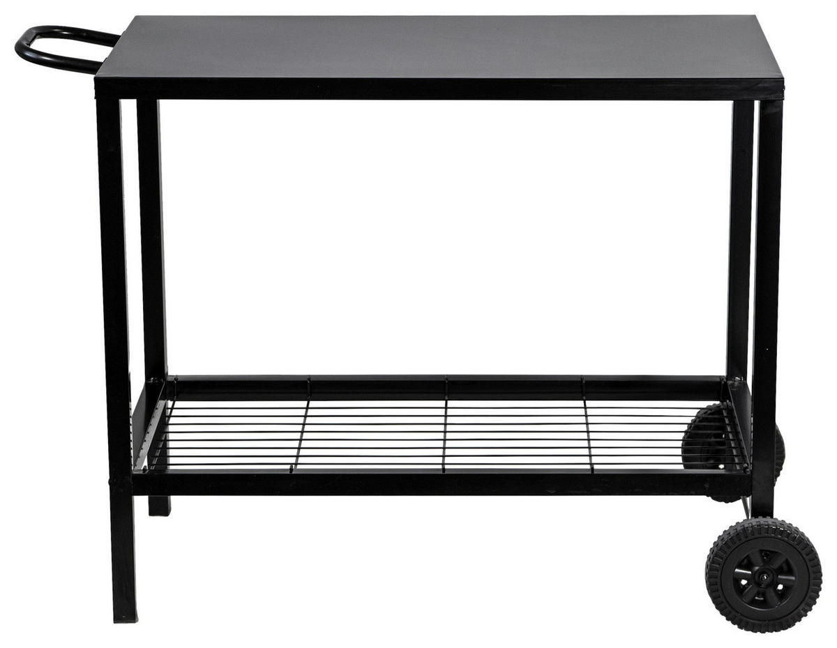 GRILLWAGEN  Schwarz  - Schwarz, KONVENTIONELL, Metall (106/73/56cm) - Ambia Garden
