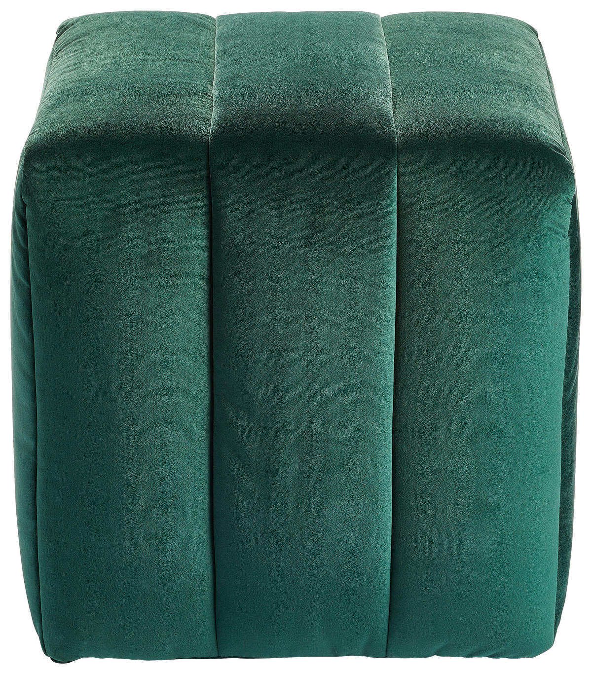 HOCKER in Textil Grün  - Grün, Design, Textil (43/50/43cm) - Novel