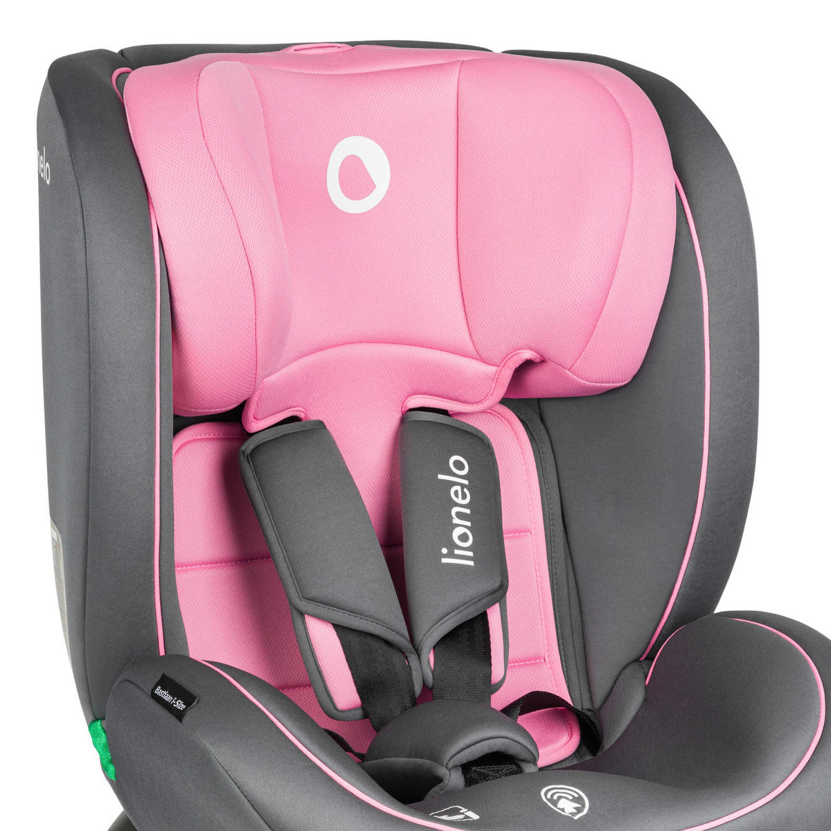 KINDERAUTOSITZ   - Pink/Grau, Basics, Kunststoff (44,5/60/81cm) - Lionelo