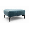 HOCKER in Textil Blau  - Blau/Schwarz, Design, Textil/Metall (90/70/46cm) - SENSOO