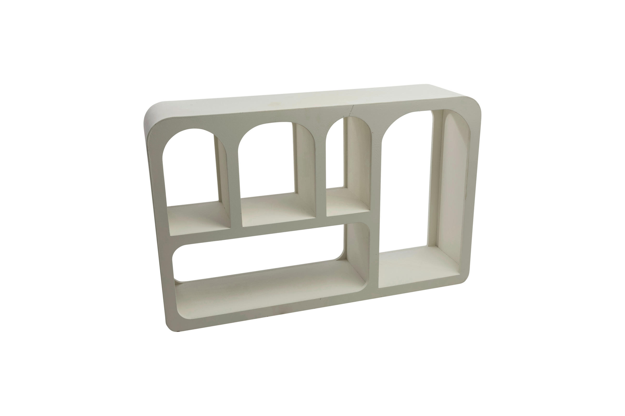 DEKOWANDREGAL Weiß  - Weiß, Basics, Holz (40,0/15,0/40,0cm)