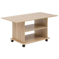 COUCHTISCH in Holzwerkstoff 95/54,5/51 cm  - Eichefarben, MODERN, Holzwerkstoff/Kunststoff (95/54,5/51cm) - MID.YOU