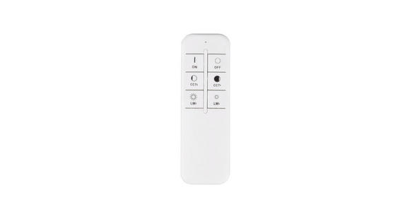 LED-DECKENLEUCHTE 105/42/6,5 cm - Anthrazit/Weiß, Trend, Kunststoff/Metall (105/42/6,5cm) - Novel