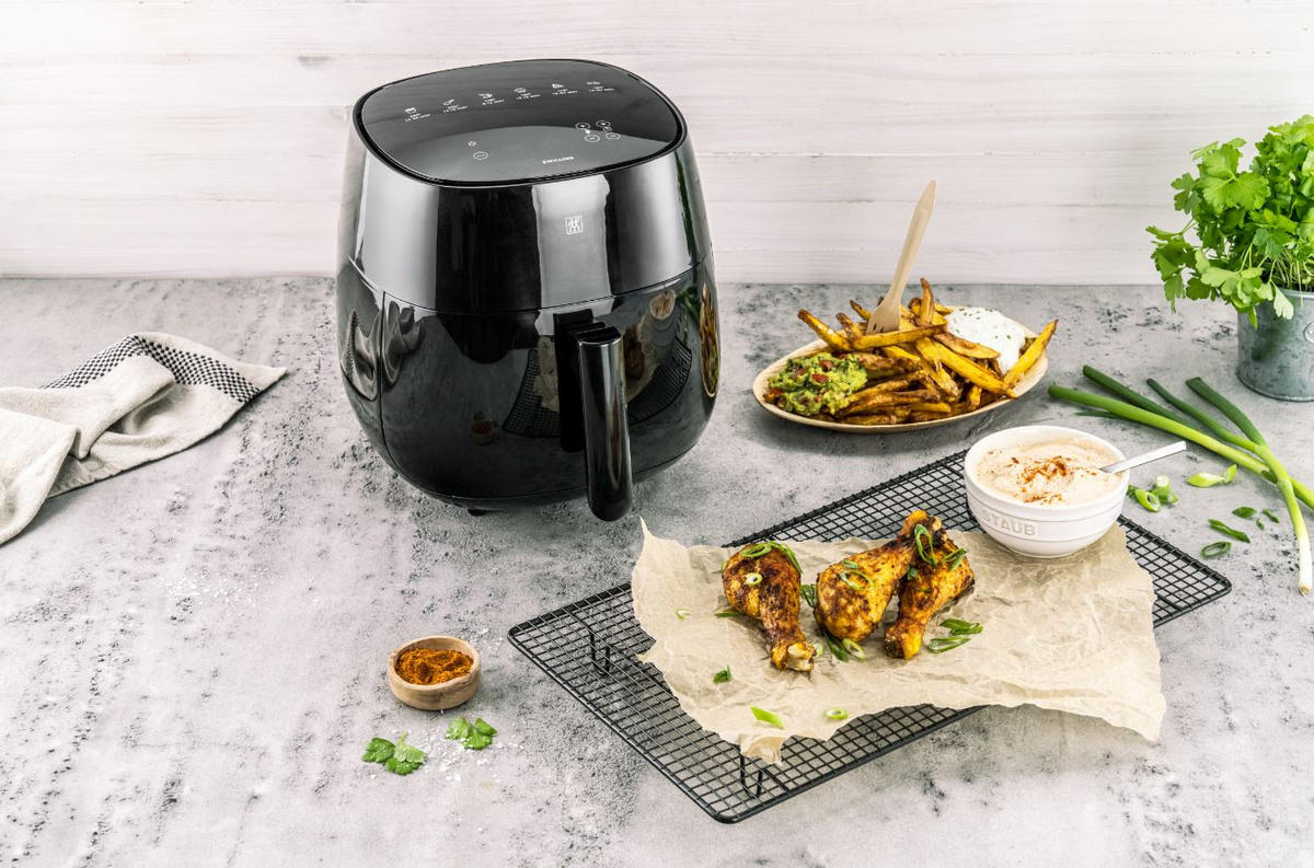 HEIßLUFTFRITTEUSE ZWILLING ENFINIGY 4 L  - Schwarz, Basics, Kunststoff - Zwilling