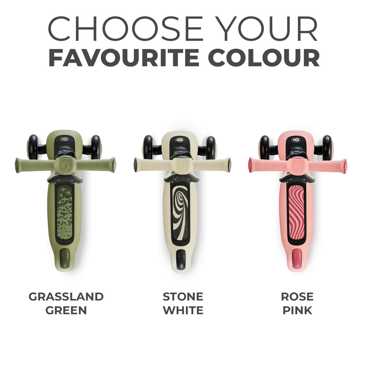 MINI-SCOOTER Halley  - Schwarz/Grün, Basics, Kunststoff/Metall (31/64-77.5/60cm) - Kinderkraft