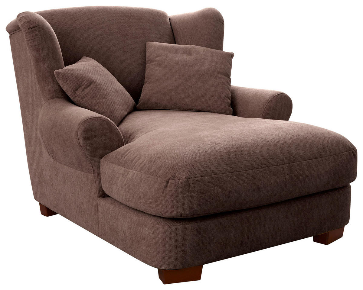 XXL-SESSEL - Taupe, ROMANTIK / LANDHAUS, Holz/Textil (120/101/142cm) - Cantus