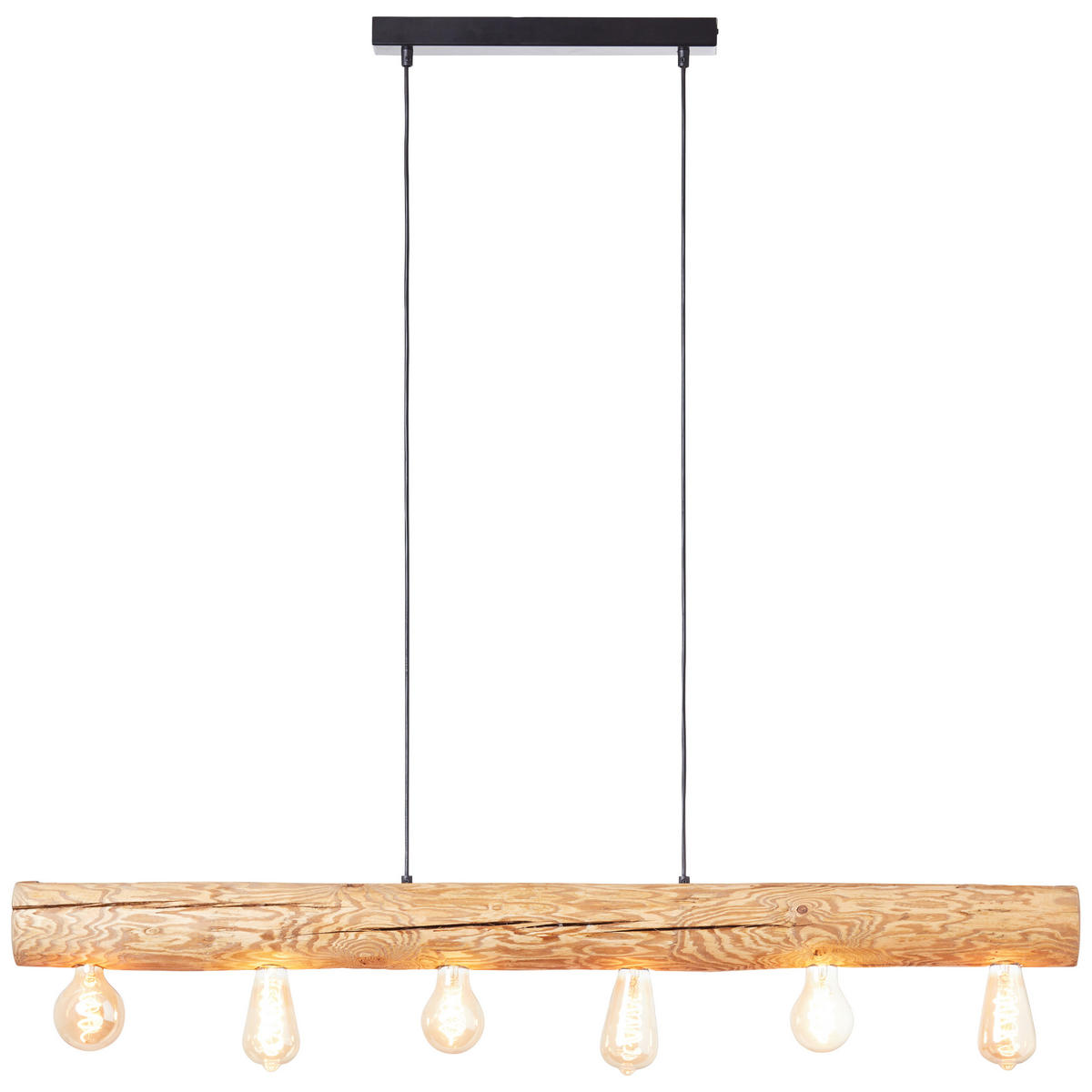 HÄNGELEUCHTE  - Kieferfarben, Natur, Holz/Metall (105/70/115cm) - Brilliant