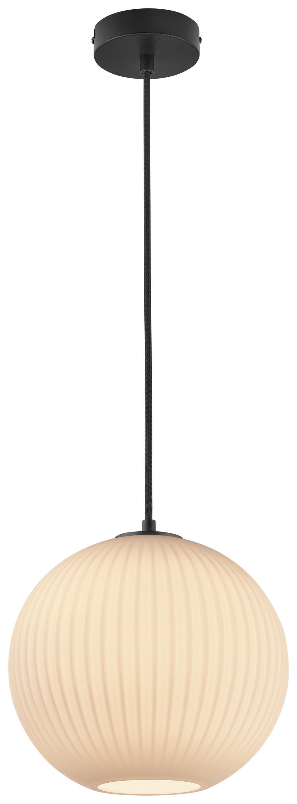 ZÁVESNÉ SVIETIDLO, 25/150 cm  - biela, Design, sklo (25/150cm) - Dieter Knoll