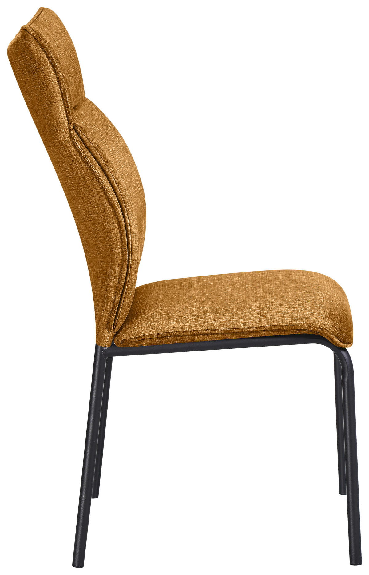 STOLICA  žuta, crna  metal, tekstil      - žuta/crna, Moderno, metal/tekstil (46/97/63cm)