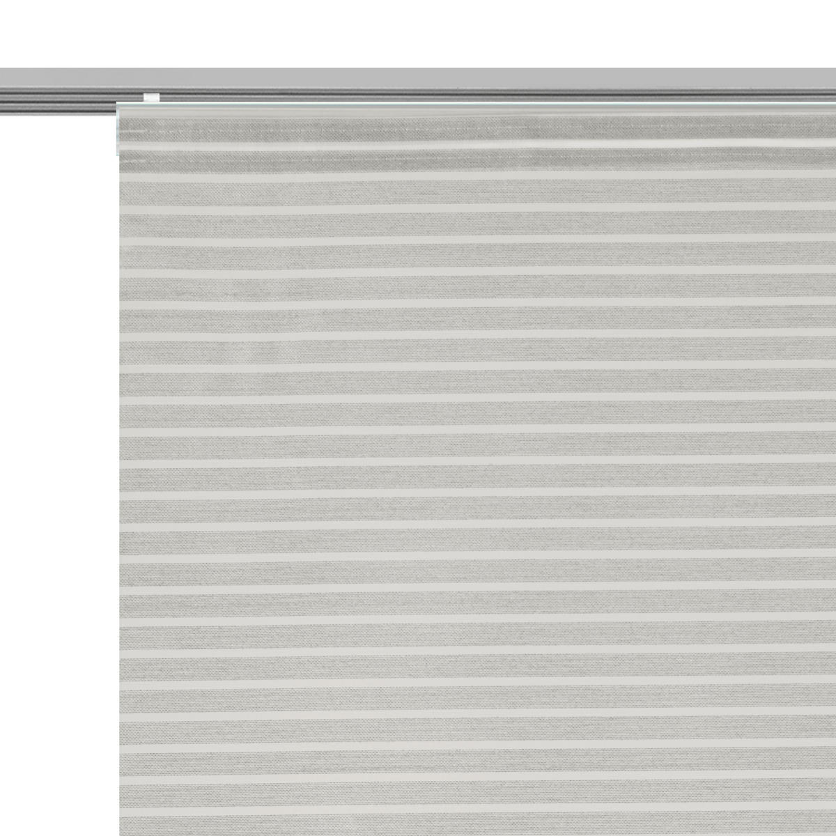FLÄCHENVORHANG   halbtransparent  60/245 cm   - Anthrazit, Basics, Textil (60/245cm) - Novel