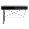 SCHREIBTISCH 120/60/75 cm  in Schwarz  - Schwarz, Trend, Holzwerkstoff/Metall (120/60/75cm) - Xora