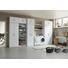 KLEIDERSCHRANK in Weiß - Silberfarben/Weiß, KONVENTIONELL, Holzwerkstoff/Kunststoff (106/194/54cm) - Xora KLEIDERSCHRANK in Weiß - Silberfarben/Weiß, KONVENTIONELL, Holzwerkstoff/Kunststoff (106/194/54cm) - Xora