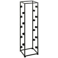 WEINREGAL 26/104/24 cm  - Schwarz, Design, Kunststoff/Metall (26/104/24cm)