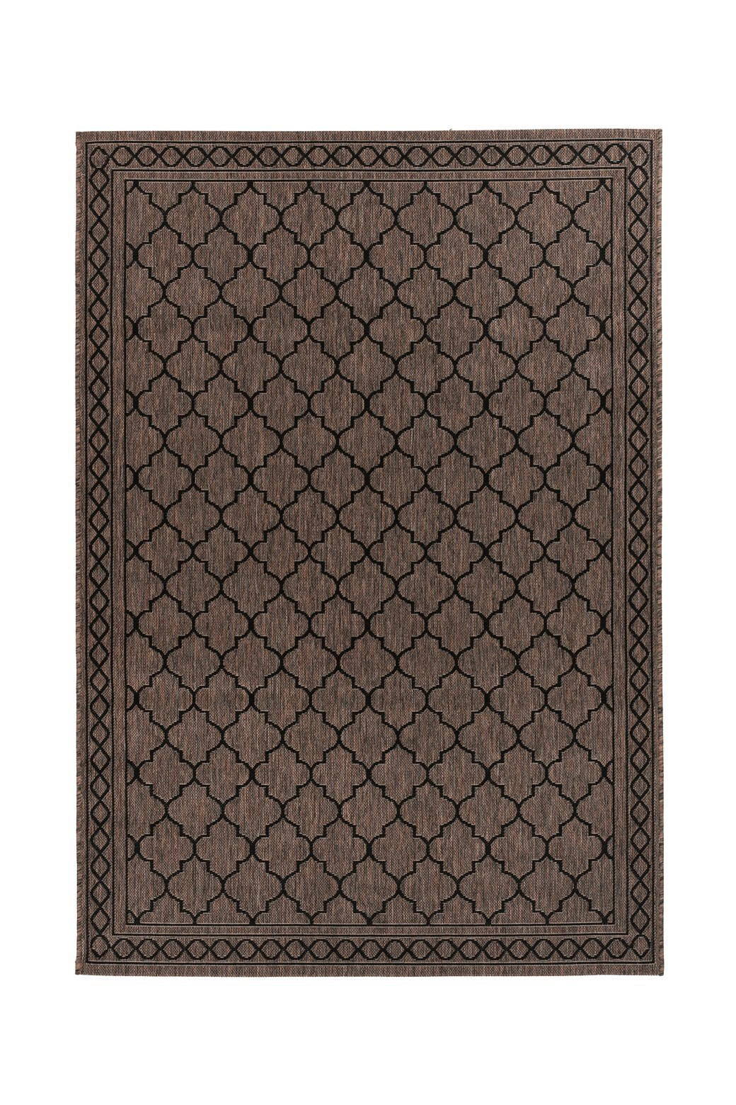 FLACHWEBETEPPICH 200/290 cm Splash 300 Grau / Braun Braun, Grau  - Braun/Grau, KONVENTIONELL, Textil (200/290cm)