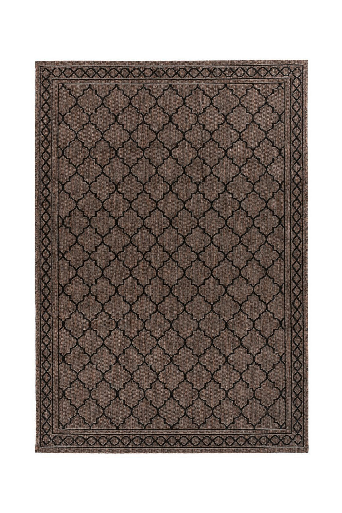 FLACHWEBETEPPICH 120/170 cm Splash 300 Grau / Braun Braun, Grau  - Braun/Grau, KONVENTIONELL, Textil (120/170cm)