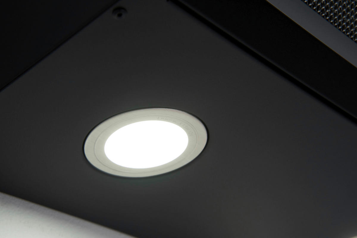 DUNSTABZUGSHAUBE CH89060S  - Schwarz, Trend, Glas/Metall (59,5/74,2-109,2/38,5cm) - Respekta