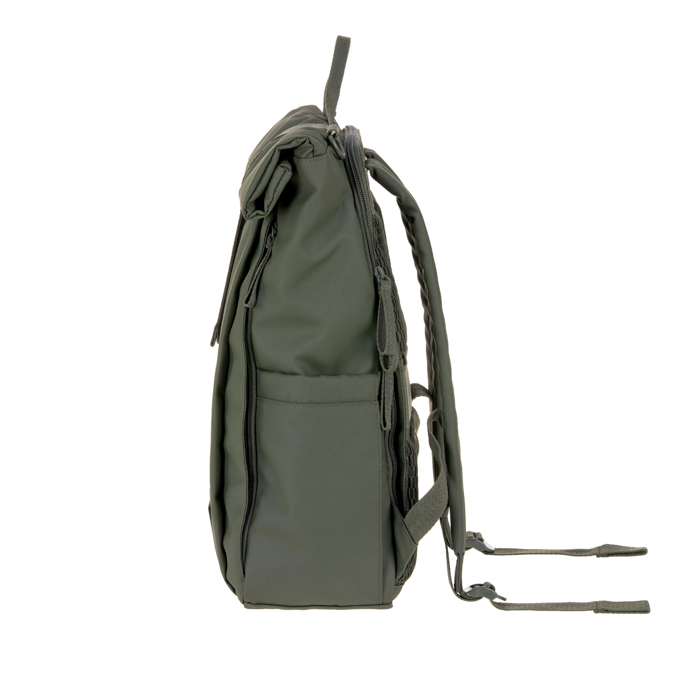 WICKELRUCKSACK  - Olivgrün, Basics, Textil (29/14,5/42cm) - Lässig