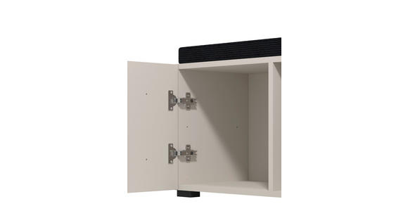 GARDEROBE 6-teilig  in 240/194/35 cm  - Kaschmir, Basics, Holzwerkstoff/Textil (240/194/35cm) - Carryhome