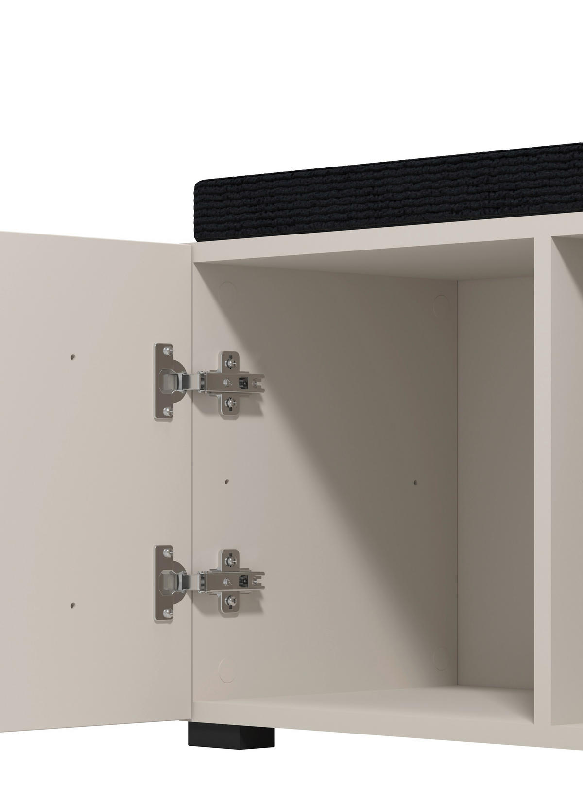 GARDEROBE 5-teilig  in 170/194/35 cm  - Kaschmir, Basics, Holzwerkstoff/Textil (170/194/35cm) - Carryhome