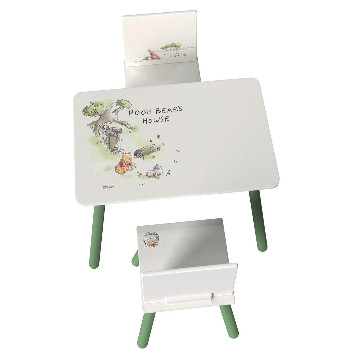 DEČJI SET ZA SEDENJE  višebojna  drvo, plastika, pločasti materijal  - višebojna, Osnovno, drvo/pločasti materijal - Disney