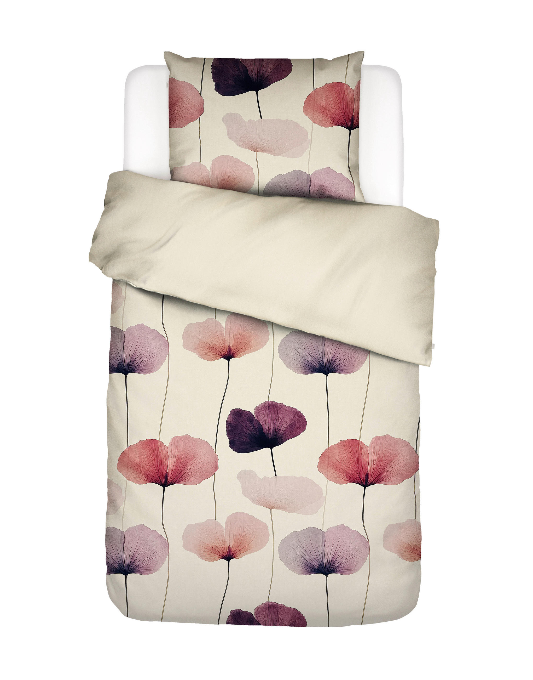 POSTELJINA 135/200 cm saten pink  - pink, Konvencionalno, tekstil (135/200cm) - Essenza