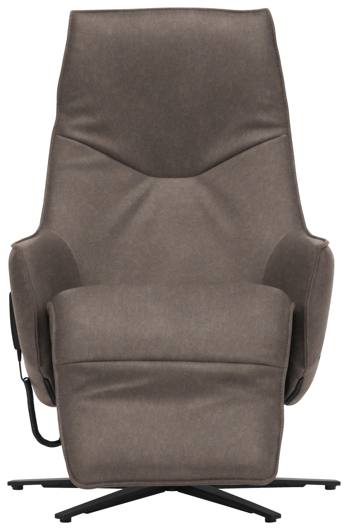 RELAXSESSEL in Leder Grau  - Anthrazit/Grau, Design, Leder/Metall (70/85/112cm) - Himolla Komfortklass