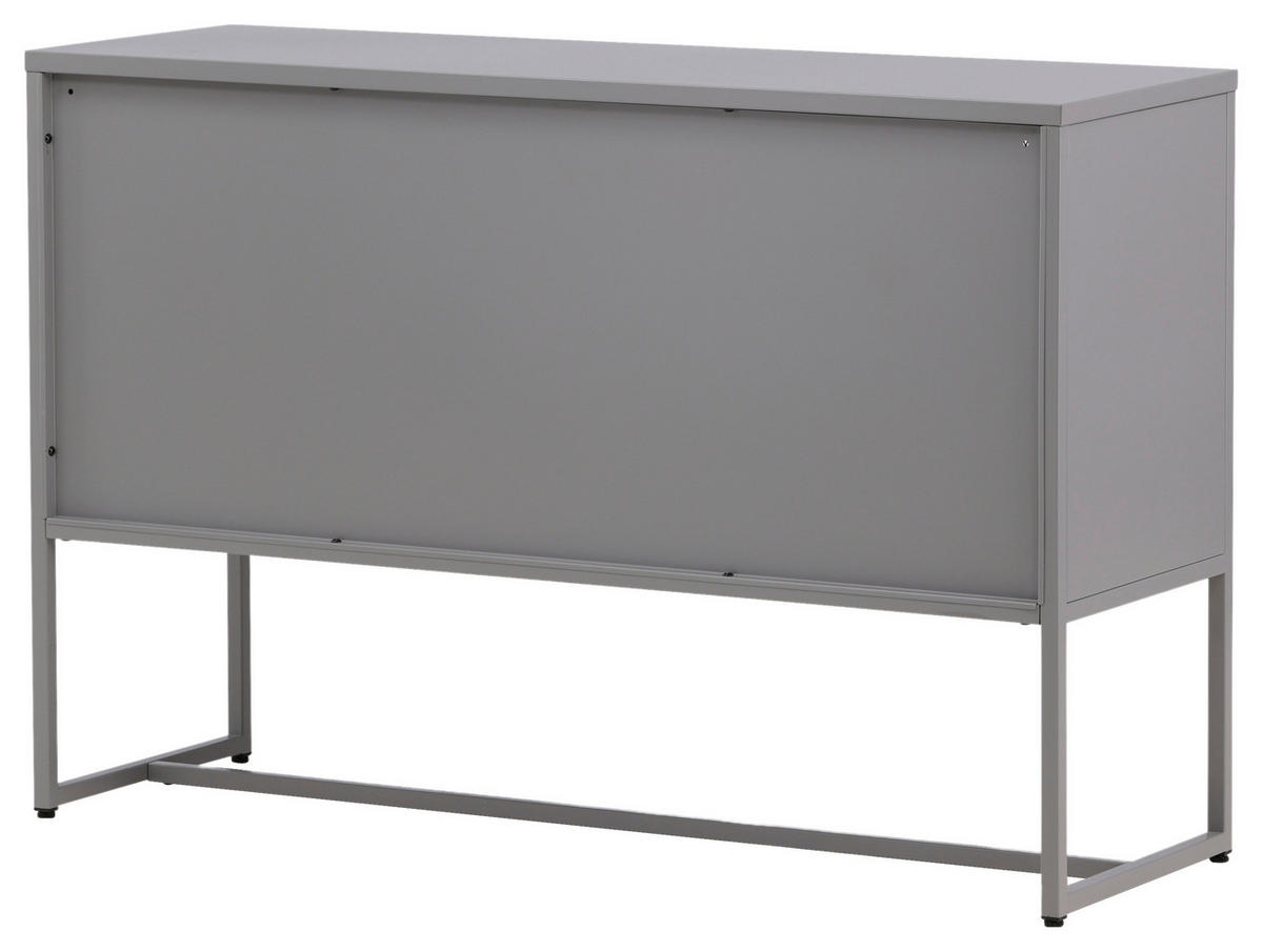 SIDEBOARD  in 120/80/40 cm  - Hellgrau, Design, Metall (120/80/40cm) - Livetastic