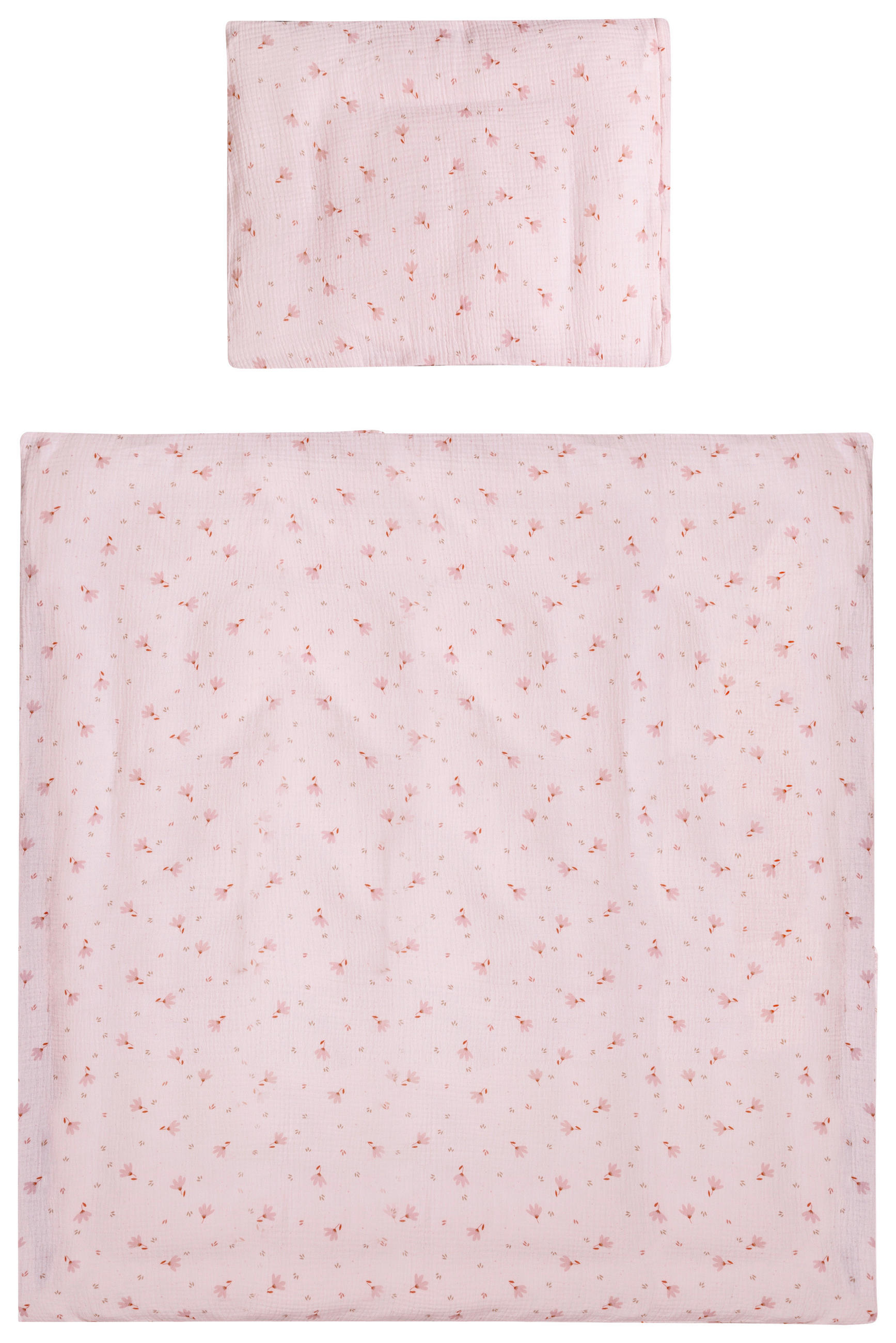 BABYBETTWÄSCHE 80/80 cm  - Rosa, Basics, Textil (80/80cm) - Patinio