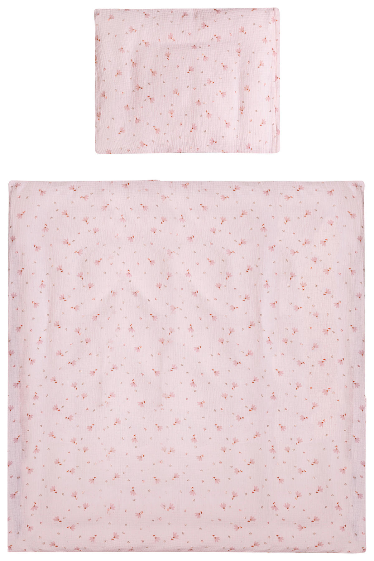 BABYBETTWÄSCHE 80/80 cm  - Rosa, Basics, Textil (80/80cm) - Patinio
