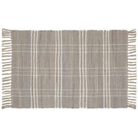 RUČNE TKANÝ KOBEREC, 60/90 cm, sivá - sivá, Basics, textil (60/90cm) - Boxxx