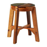 HOCKER in Holz Braun, Multicolor  - Multicolor/Braun, Trend, Holz (36/46/36cm) - Landscape