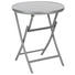 GARTENKLAPPTISCH 60/72 cm - Silberfarben, Trend, Glas/Metall (60/72cm) - Boxxx GARTENKLAPPTISCH 60/72 cm - Silberfarben, Trend, Glas/Metall (60/72cm) - Boxxx