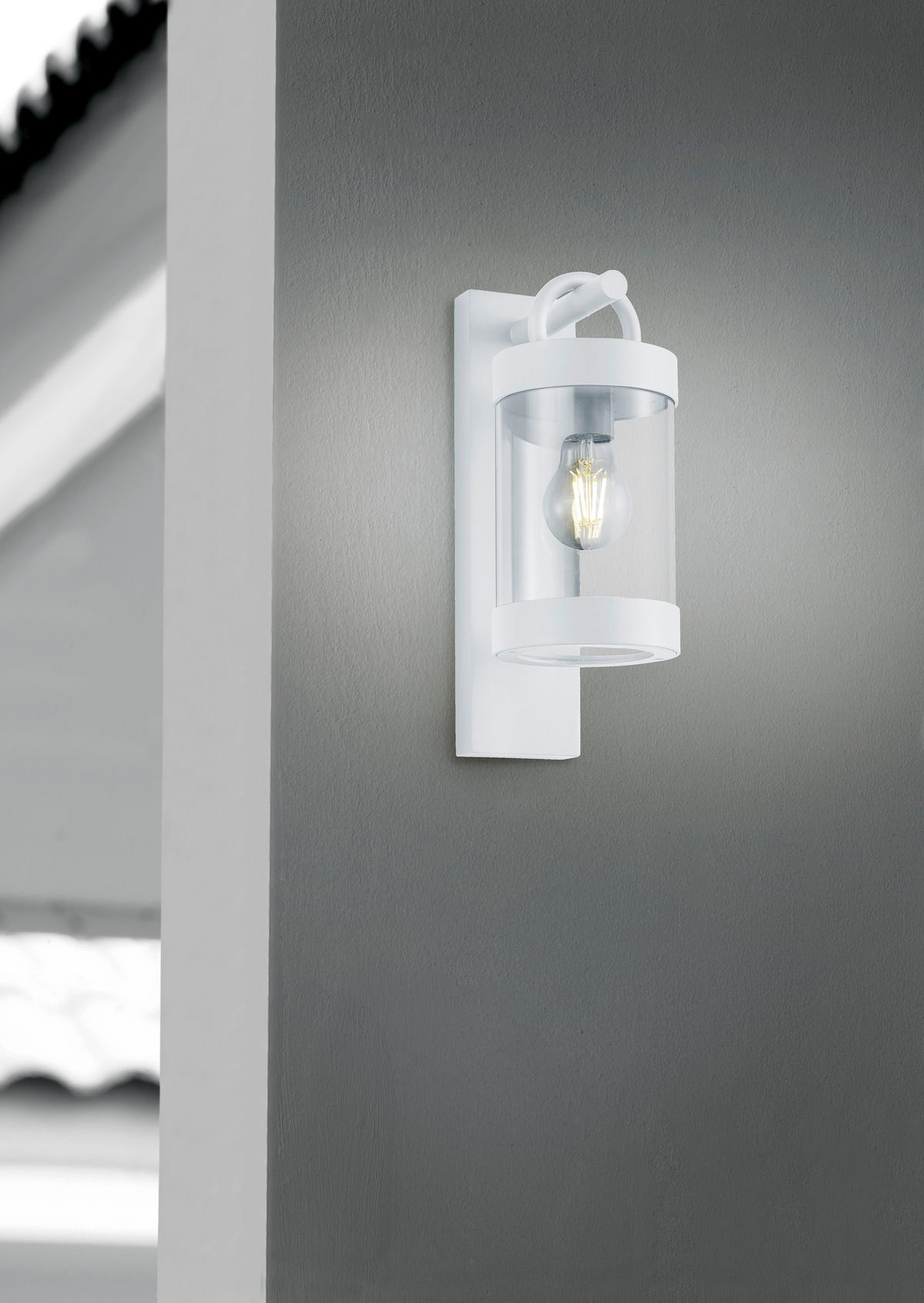 VÄGGLAMPA FÖR UTOMHUS - vit, Basics, metall (12,5/33/18,6cm) - Trio Leuchten