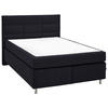 BOXSPRINGBETT 140/200 cm  in Graphitfarben  - Alufarben/Graphitfarben, KONVENTIONELL, Textil/Metall (140/200cm) - Dieter Knoll