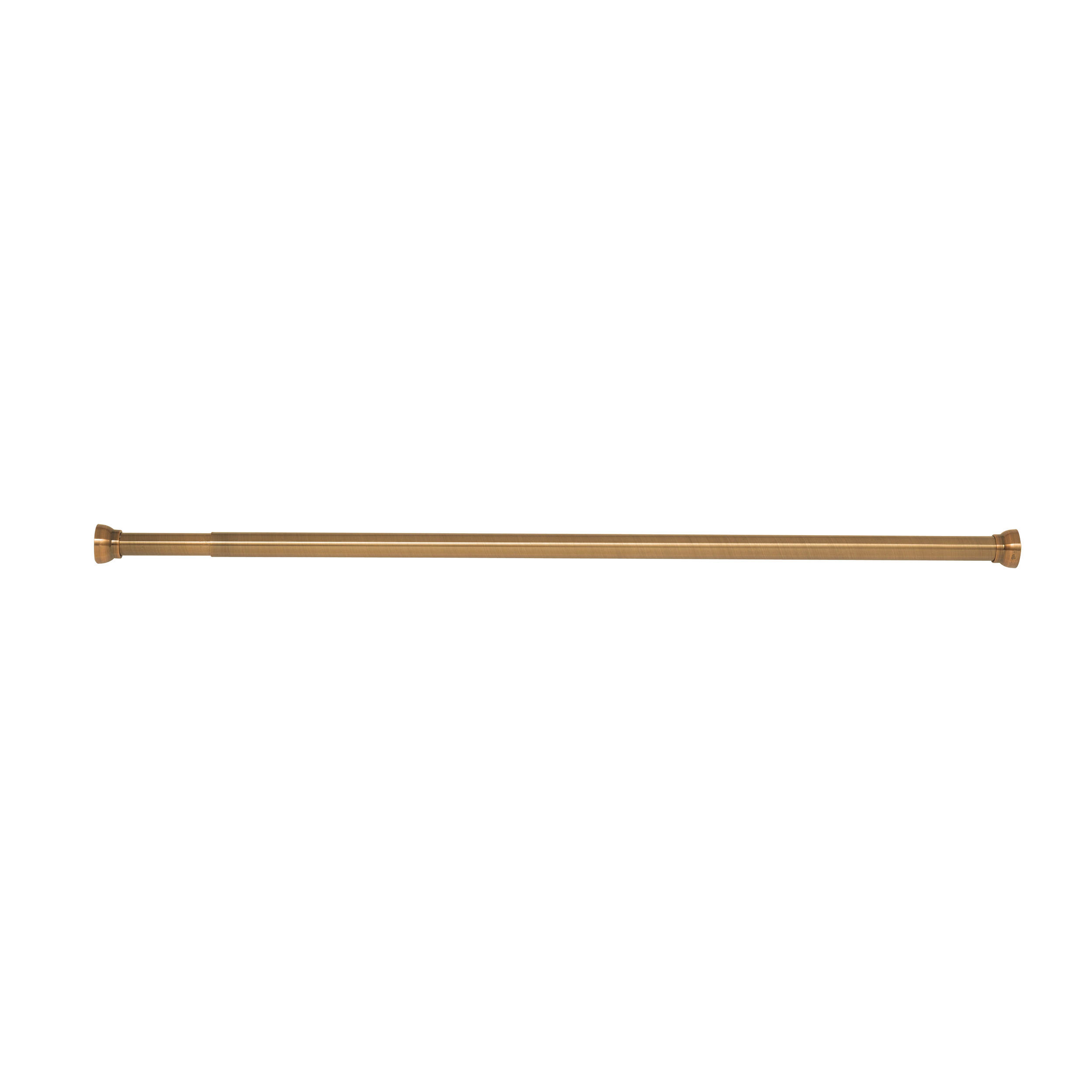 DUSCHVORHANGSTANGE KRETA 125-220 cm  - Goldfarben, Basics, Metall (125-220cm) - Spirella