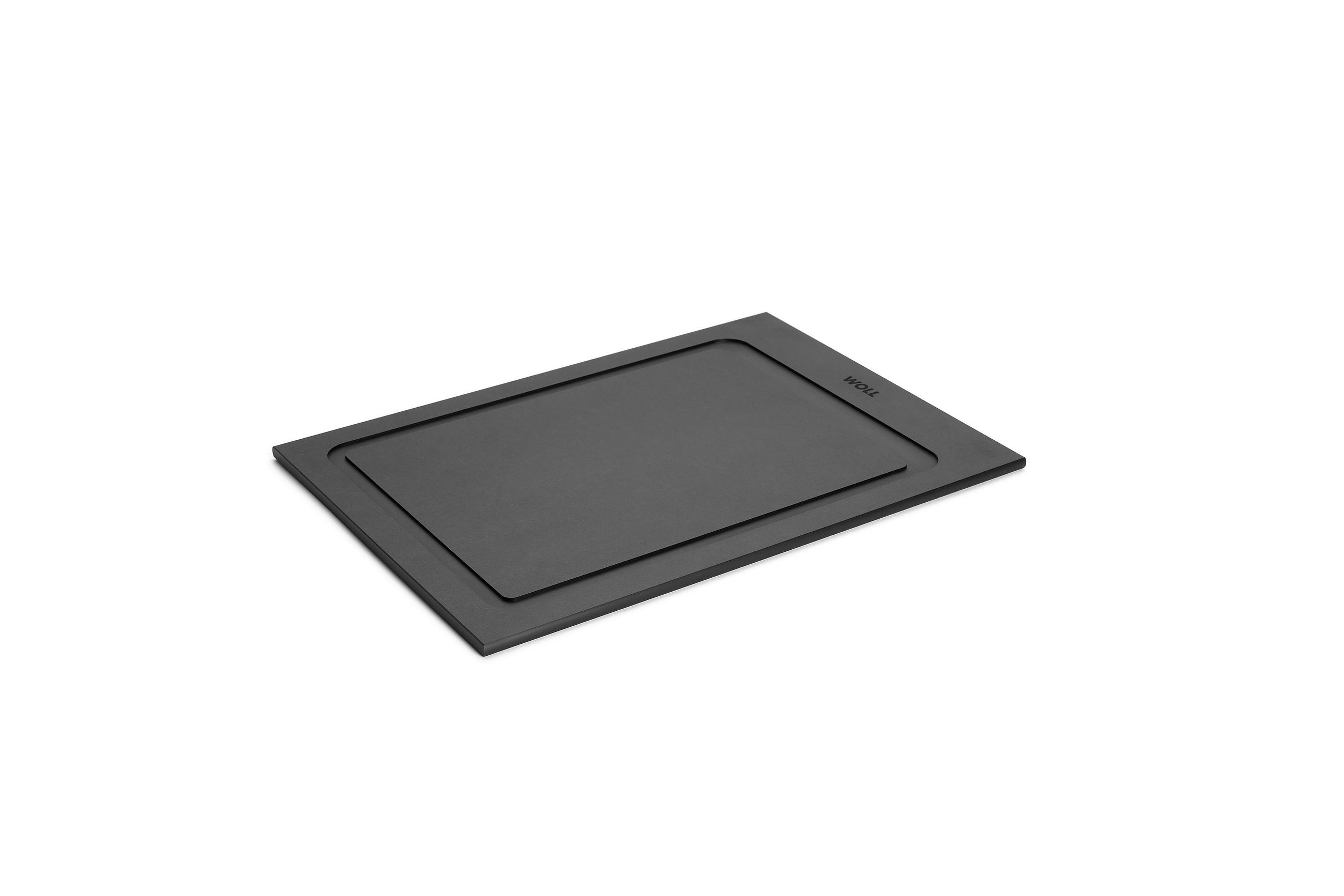 SCHNEIDEBRETT Cut & Serve  - Dunkelgrau/Anthrazit, Basics (35/25/0,7cm) - WOLL