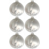 CHRISTBAUMKUGEL-SET 6 cm 6-teilig  - Weiß, LIFESTYLE, Glas/Metall (6cm) - X-Mas