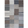 WEBTEPPICH 80/150 cm Mehari Creme, Grau, Grün  - Creme/Grau, KONVENTIONELL, Kunststoff/Textil (80/150cm) - Novel