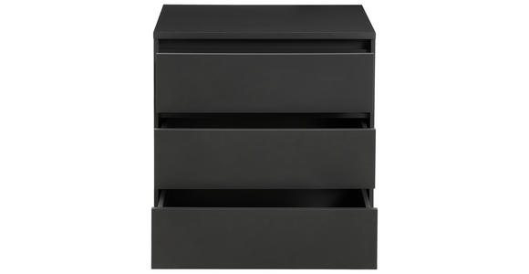 KOMMODE in 80/79/48 cm - Anthrazit, Design, Holzwerkstoff/Kunststoff (80/79/48cm) - Carryhome