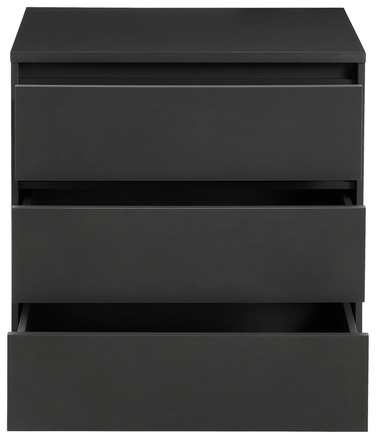 KOMMODE 80/79/48 cm  in Anthrazit  - Anthrazit, Design, Holzwerkstoff/Kunststoff (80/79/48cm) - Carryhome