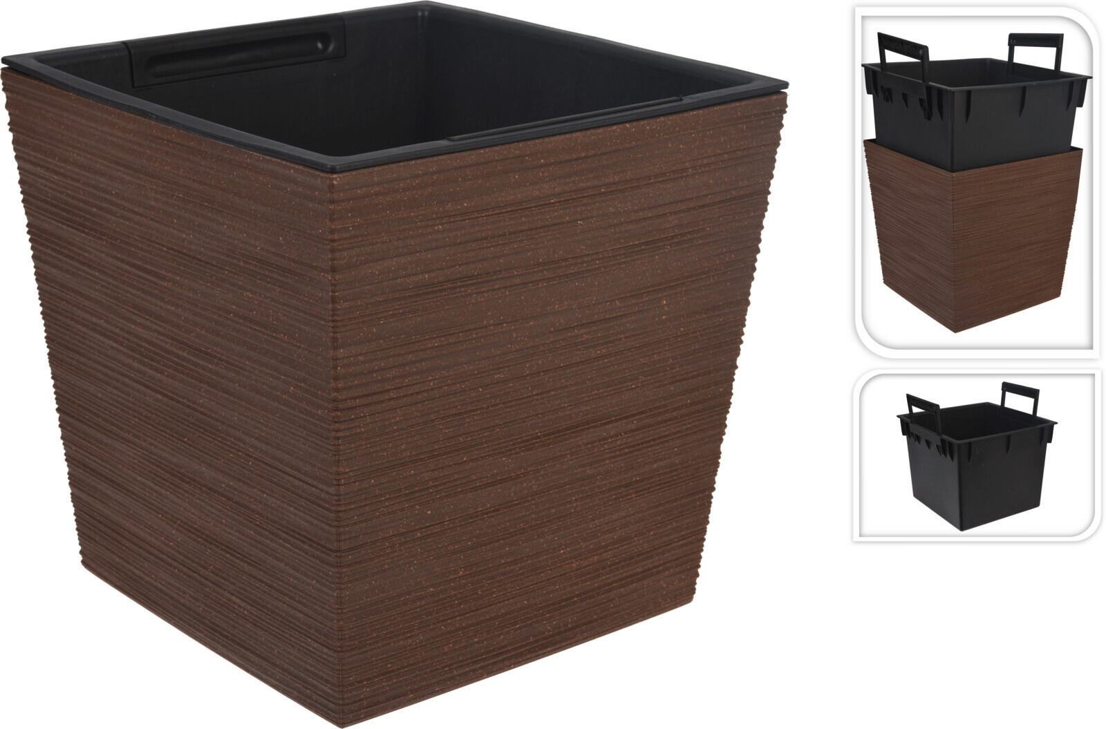 XXXL KVETINÁČ textil, 23.5/24/24 cm