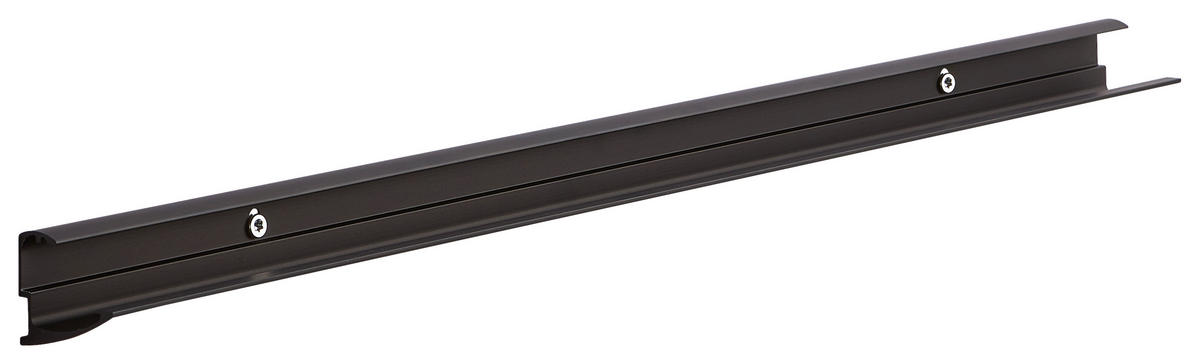 NÁSTENNÝ PROFIL - tmavohnedá, Konventionell, kov (60/4/4cm) - Xora