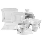 KOMBISERVICE SAILING, 30 TLG. 30-teilig - Weiß, KONVENTIONELL, Keramik - CREATABLE