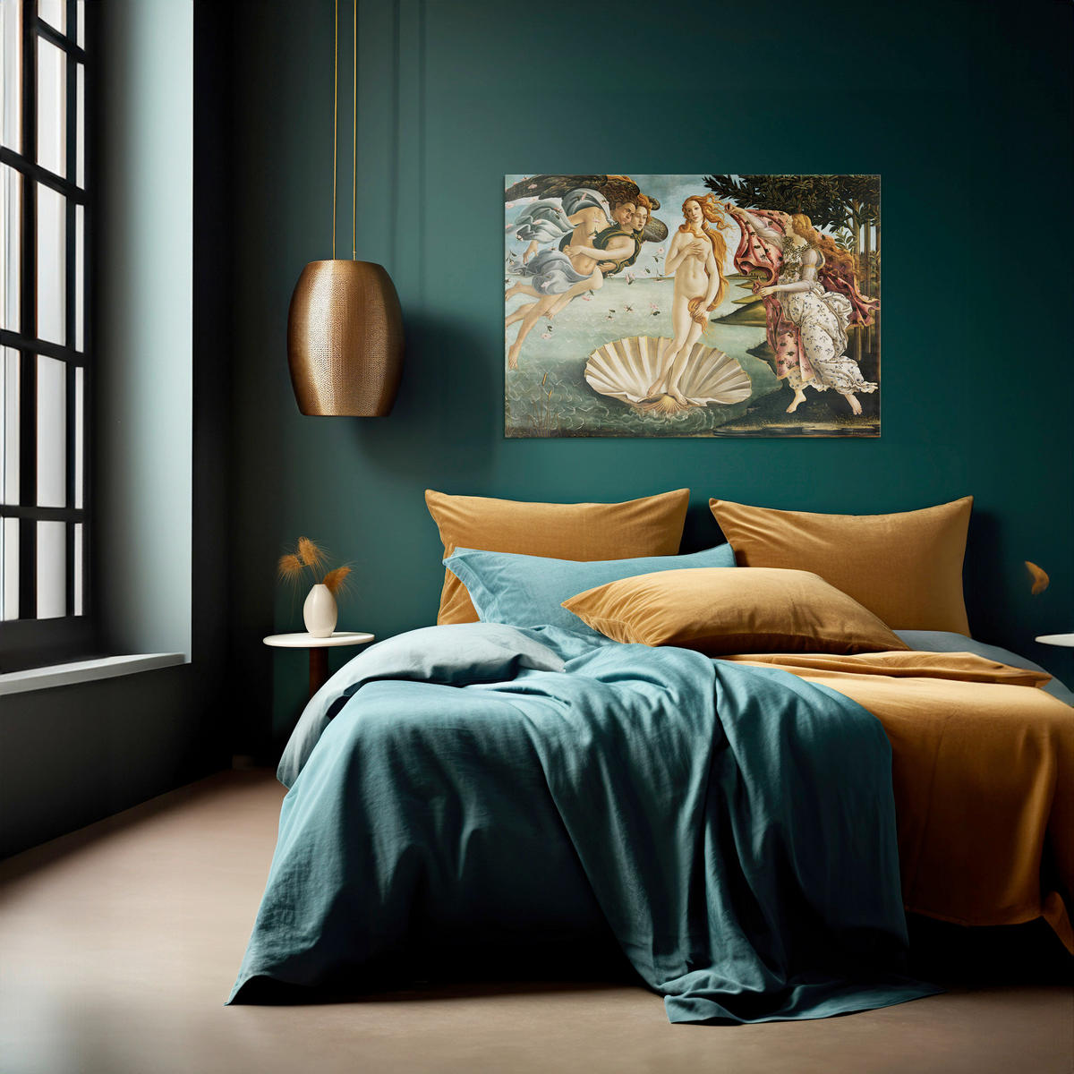 LEINWANDBILD Vintage 70/100 cm  - Multicolor, Basics, Holz/Textil (70/100cm)