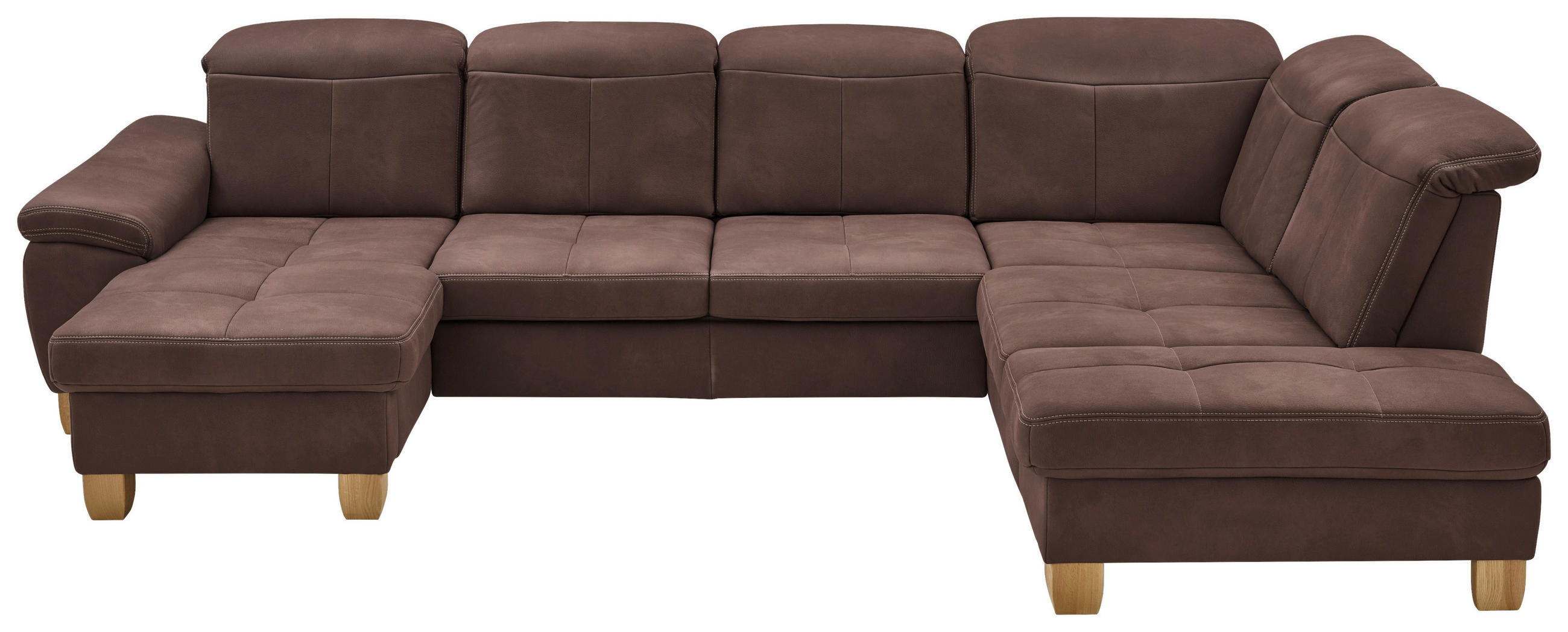 Voleo SEDACÍ SOUPRAVA, textil, šedavě hnědá