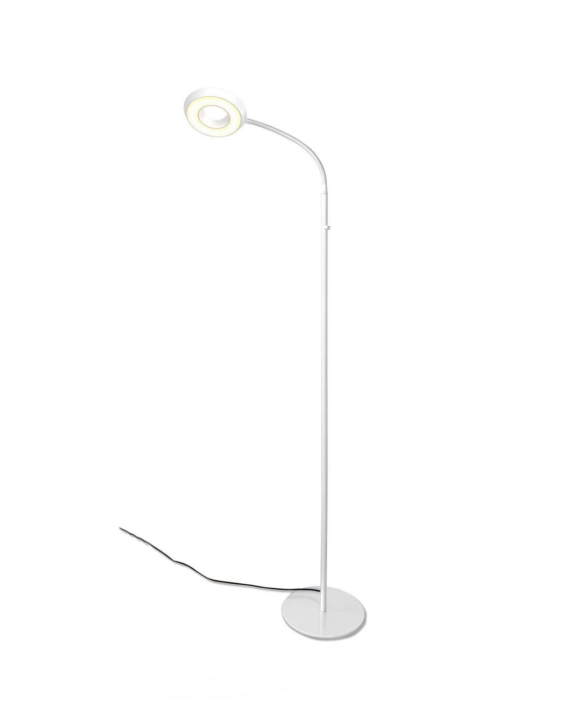 LED-STEHLEUCHTE SMART 14,5/145 cm   - Schwarz/Weiß, KONVENTIONELL, Metall (14,5/145cm) - BOPP