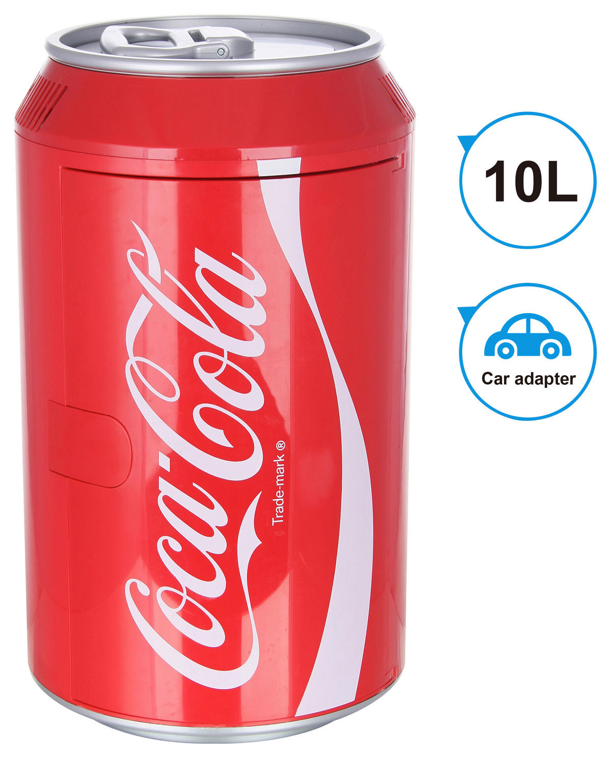 MINIKÜHLSCHRANK - Rot, Basics, Kunststoff (28/47/28cm) - EMERIO